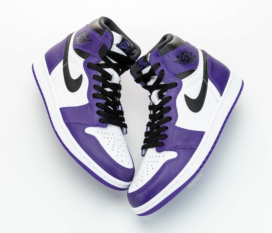 retro 1 court purple