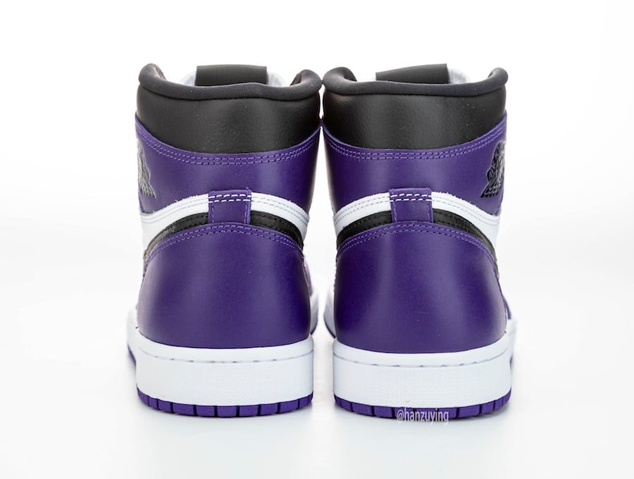 Air Jordan 1 Court Purple 2020 555088-500 Release Info