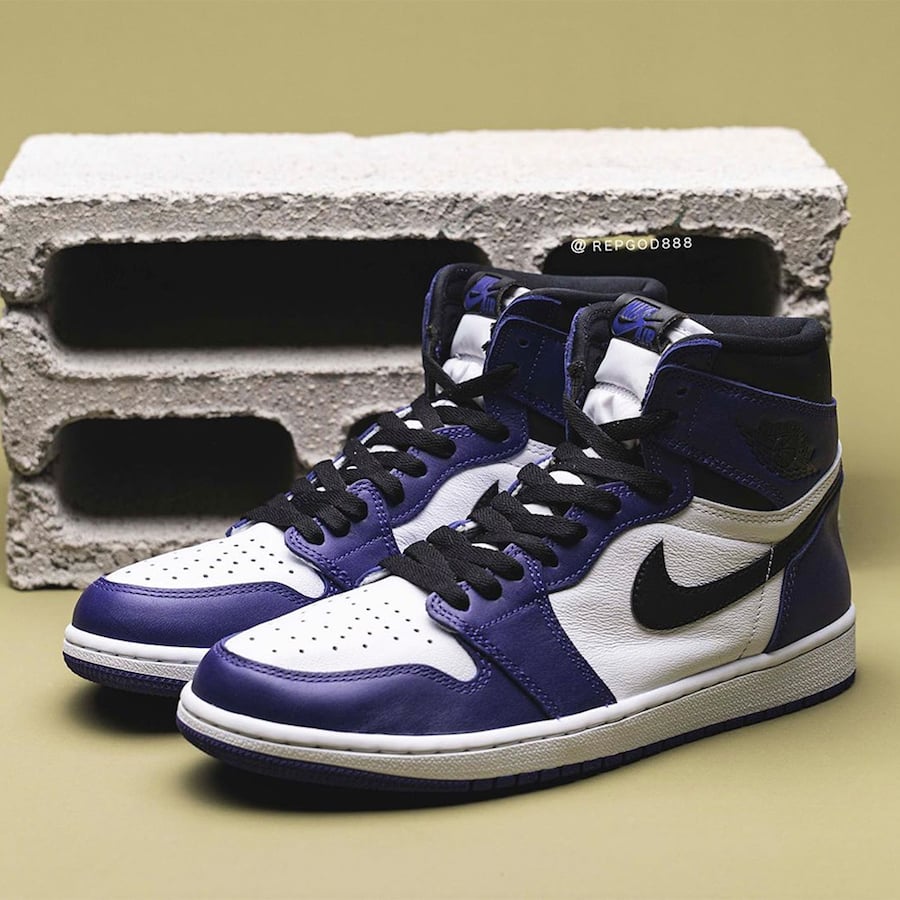 Air Jordan 1 Court Purple 5550 500 Release Info Sneakerfiles