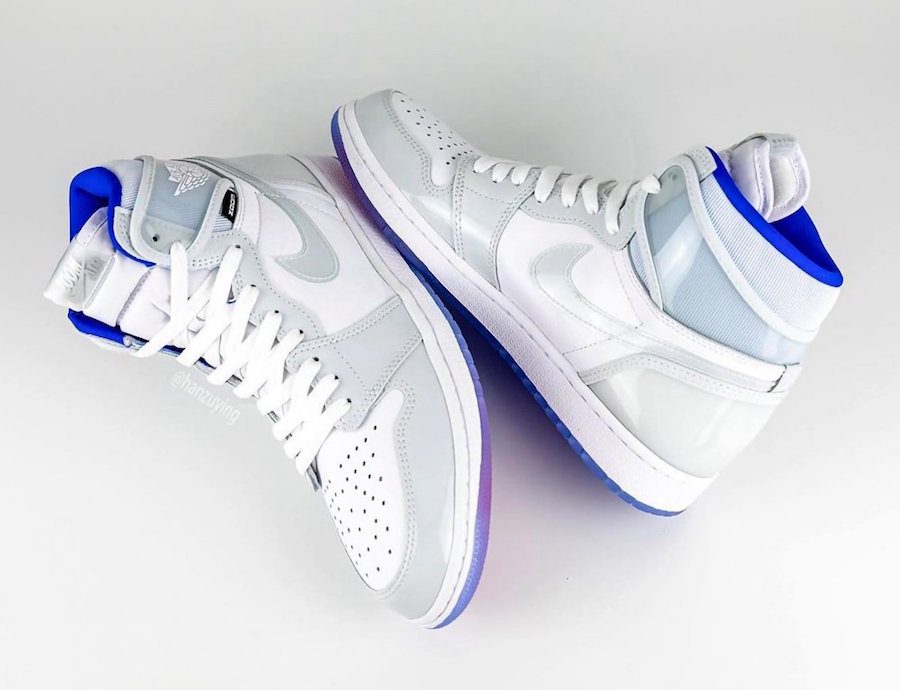 Air Jordan 1 High Zoom R2T White Racer Blue CK6637-104 Release