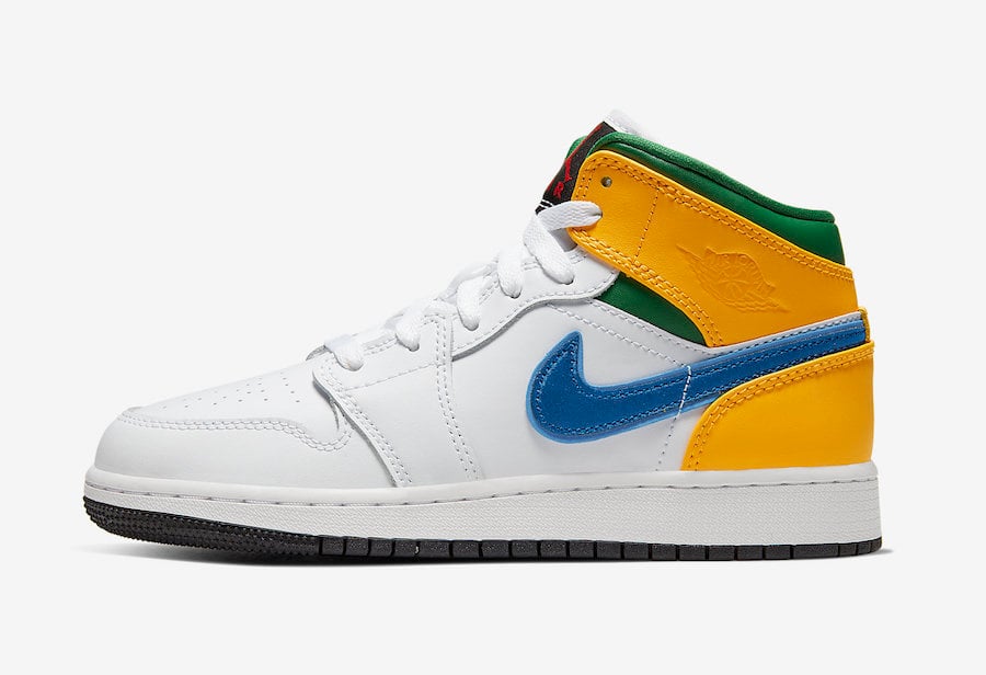 a new mismatched colorful air jordan 1 mid