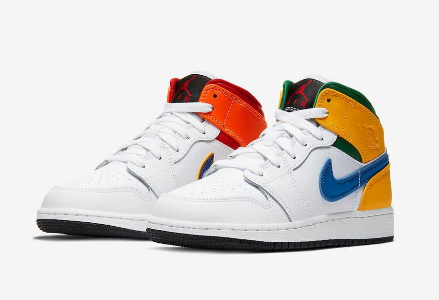 Air Jordan 1 Mid is Releasing in a Mismatch Theme