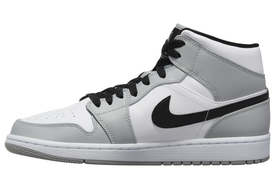 nike air jordan 1 mid light grey