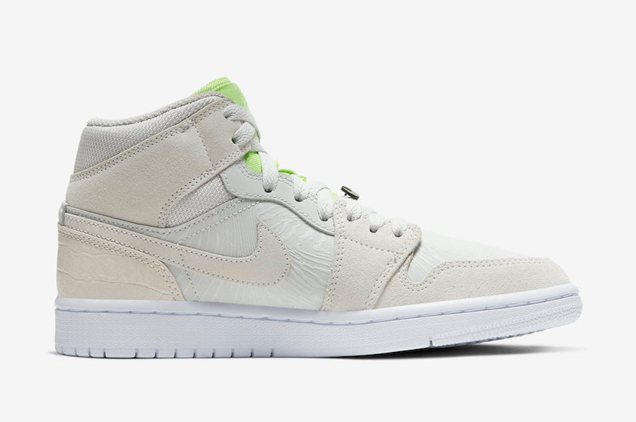 Air Jordan 1 Mid Vast Grey Ghost Green CV3018-001 Release Date Info