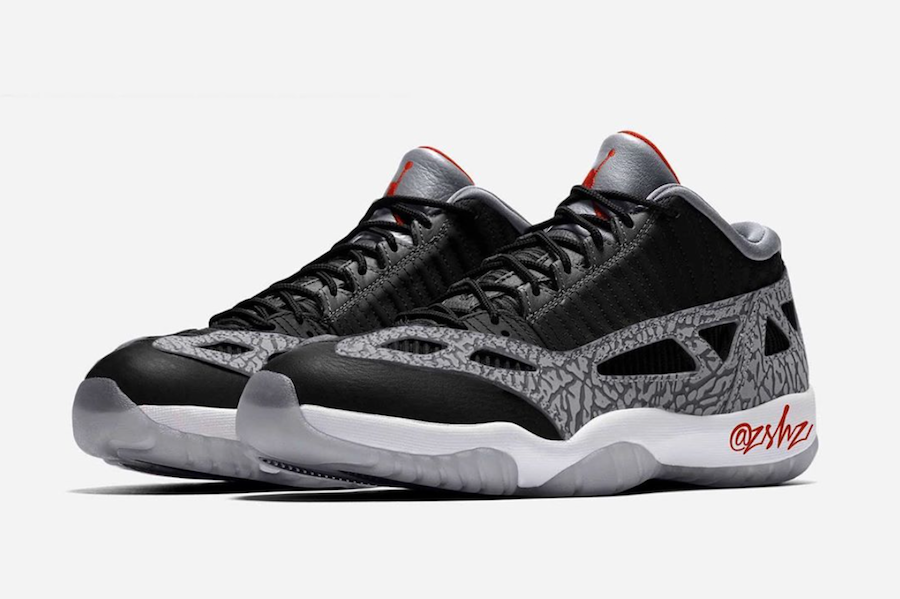 Air Jordan 11 Low IE Black Cement Release Date Info