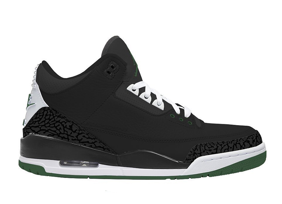 air jordan 3 gorge green