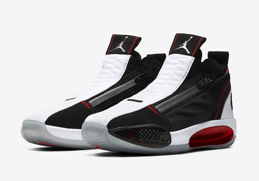 Air Jordan 34 SE White Black Red CU1548-001 Release Date