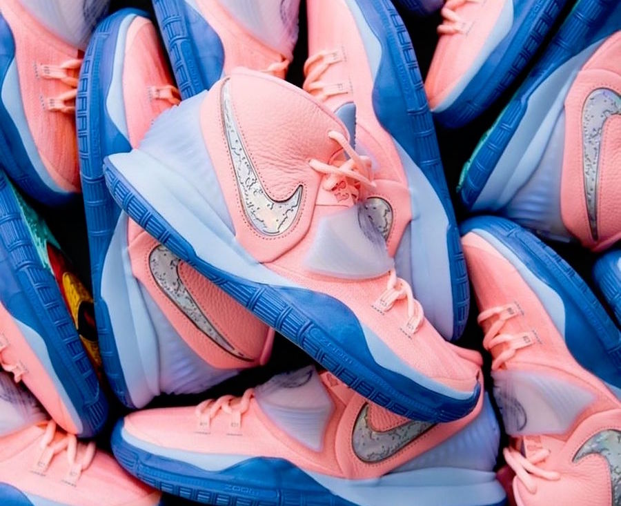 kyrie 6 pink and blue