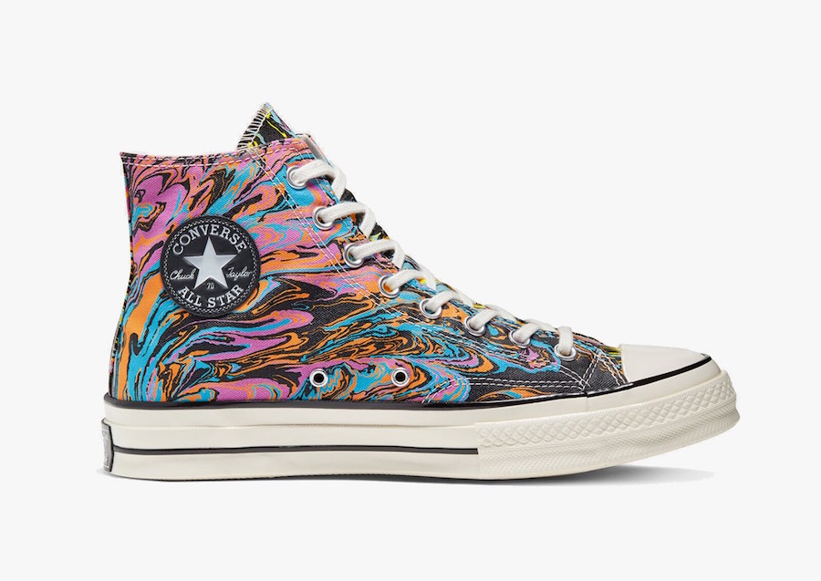 The Converse Chuck 70 Hi Releasing with Multicolor Marble