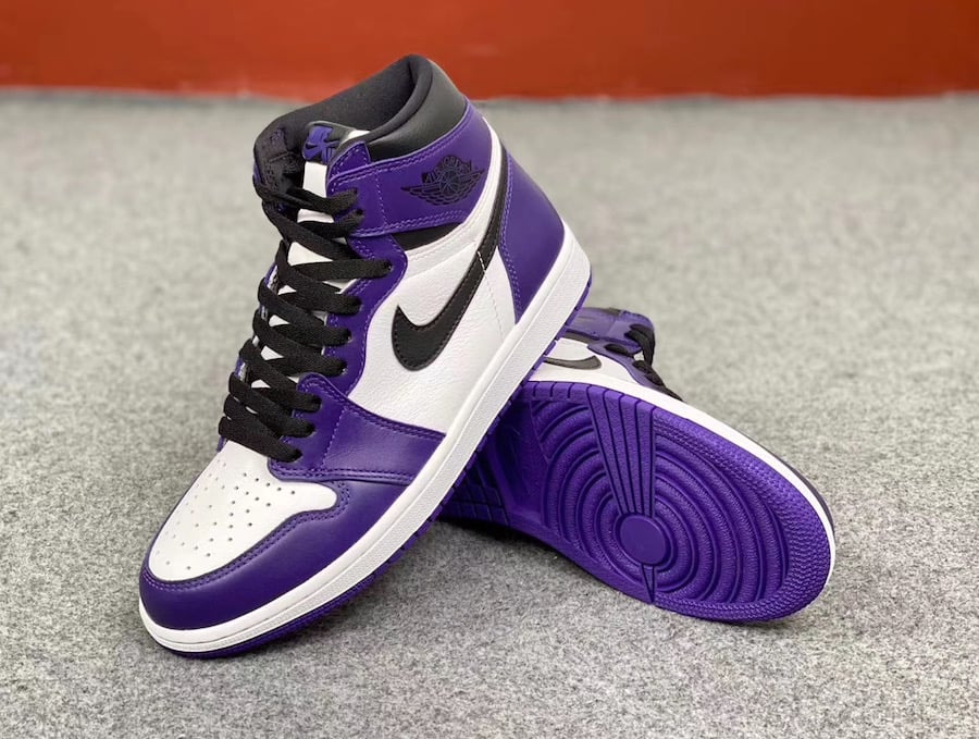 nike air jordan 1 court purple 2020