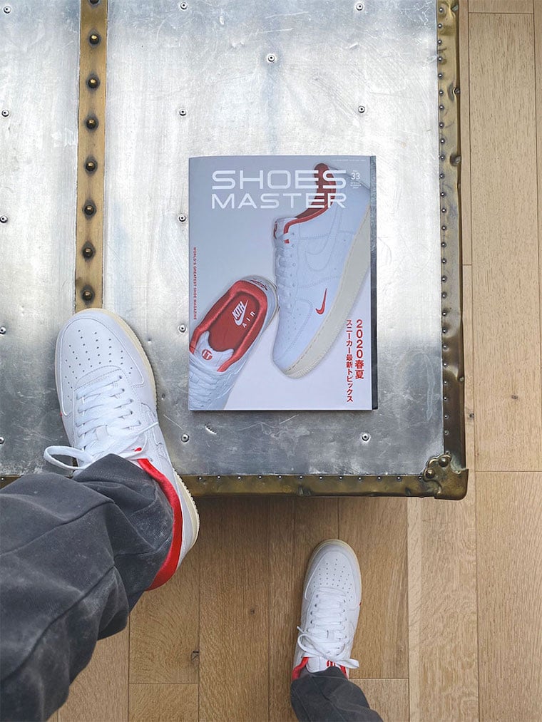 Kith Nike Air Force 1 White Red Release Date