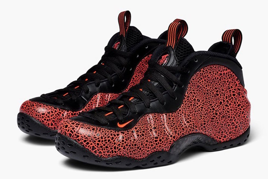 crimson and black foamposites