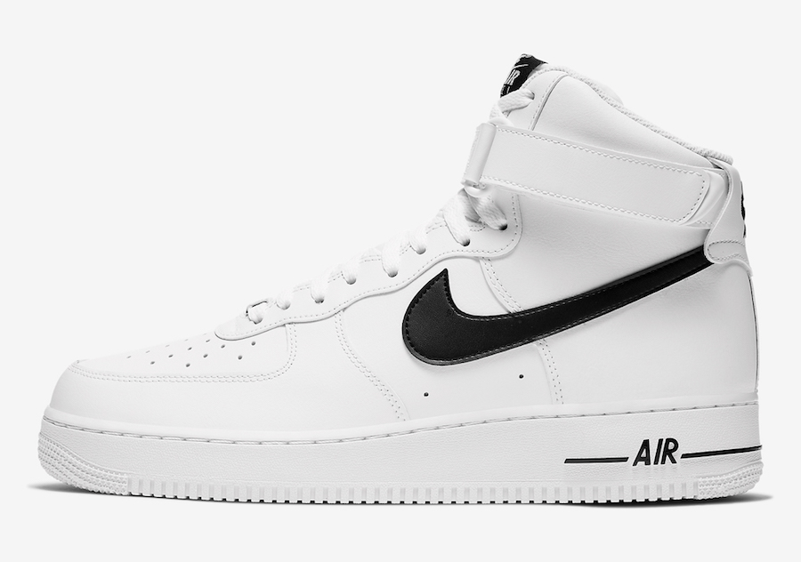 Nike Air Force 1 High White Black CK4369-100 Release Date Info