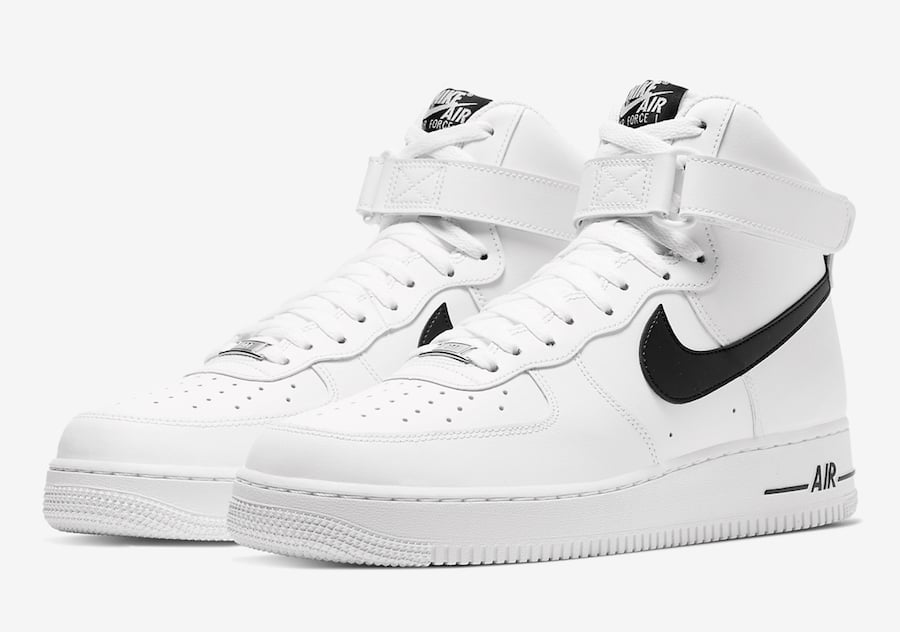 The Nike Air Force 1 High Releases in White and Black