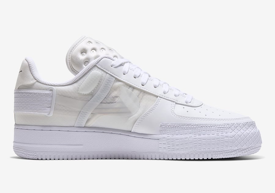 Nike Air Force 1 Type White CQ2344-101 Release Date Info