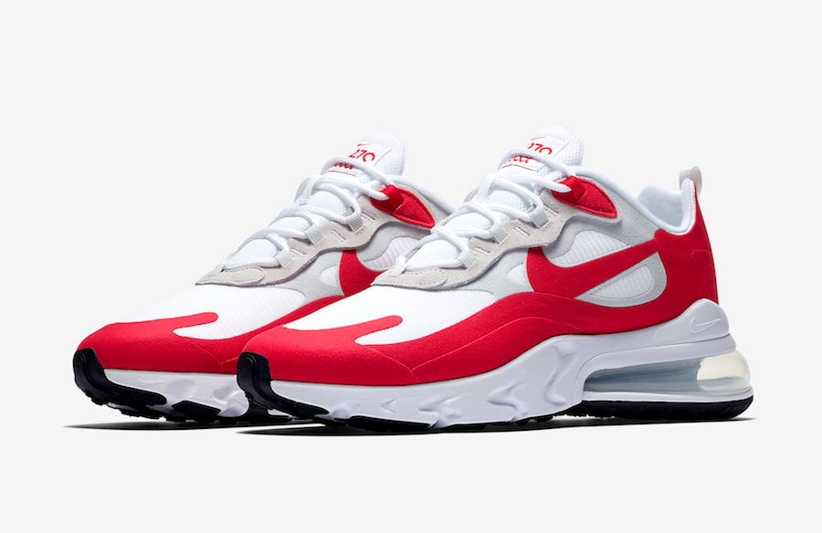 Nike Air Max 270 React Inspired by the Classic Air Max 1 ‘University Red’