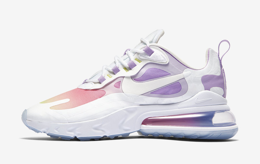 air max 270 react pink and purple