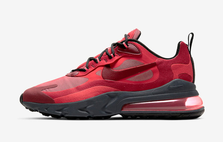 Nike Air Max 270 React Red Grey Black CI3866-600 Release Date Info