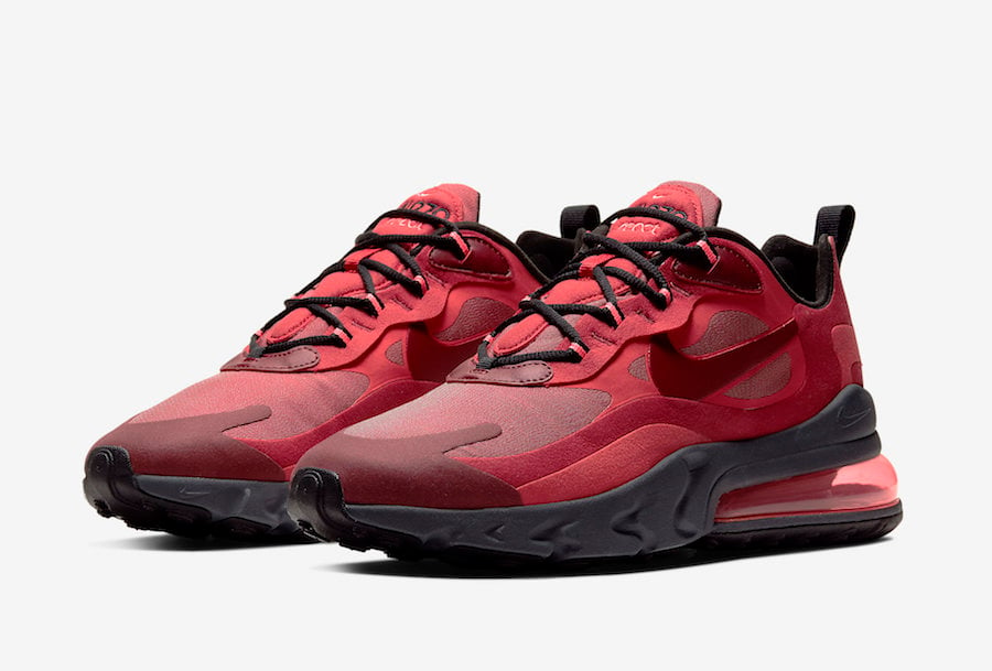 nike air max 270 react pink and red