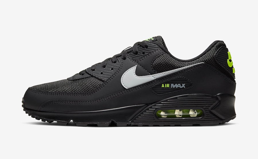 Nike Air Max 90 Black Volt CV1634-001 Release Date Info