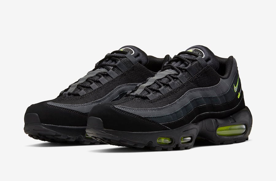 Nike Air Max 95 Retro Logo Black Neon Volt CV1635-002 Release Date
