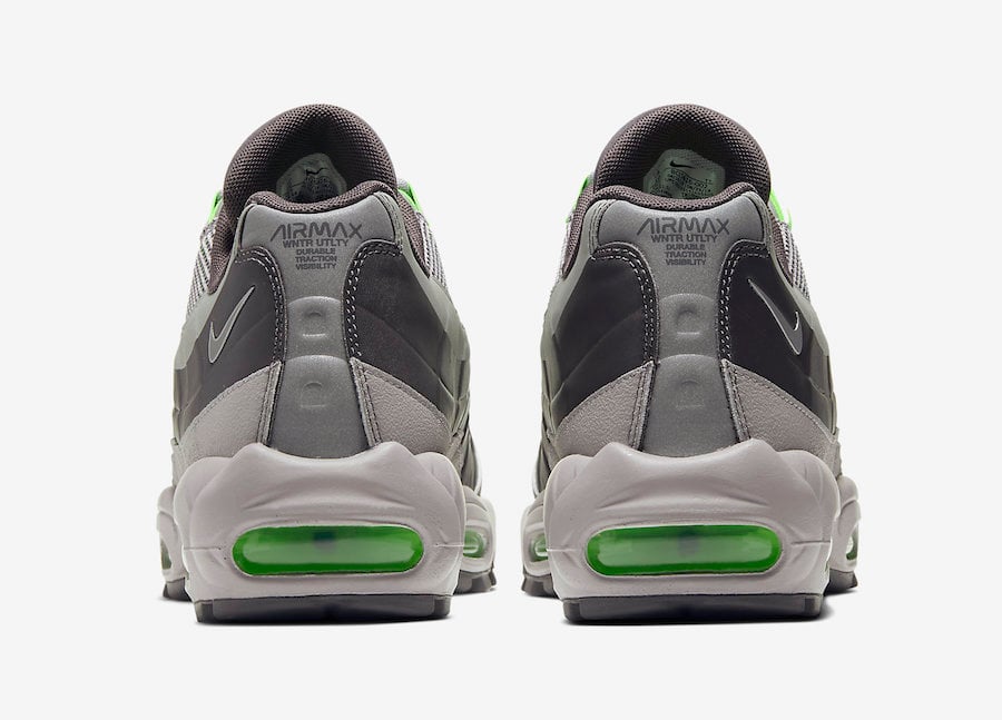 grey and green air max