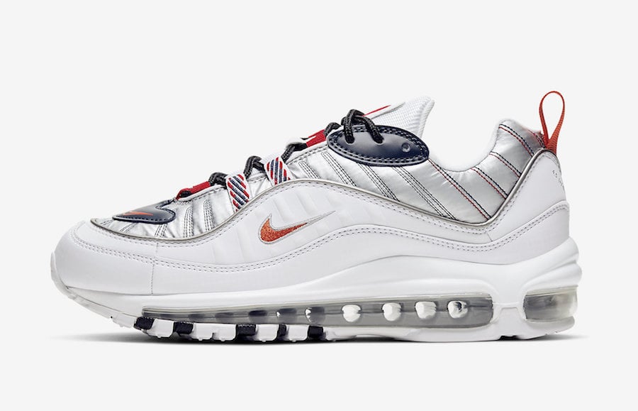 Nike Air Max 98 Starfish Wolf Grey Gym Red CQ3990-100 Release Date Info