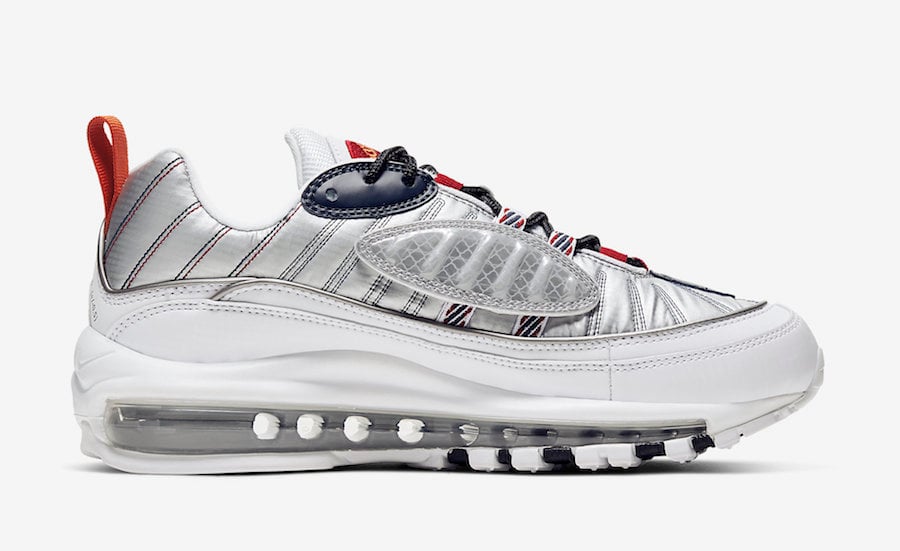 Nike Air Max 98 Starfish Wolf Grey Gym Red CQ3990-100 Release Date Info