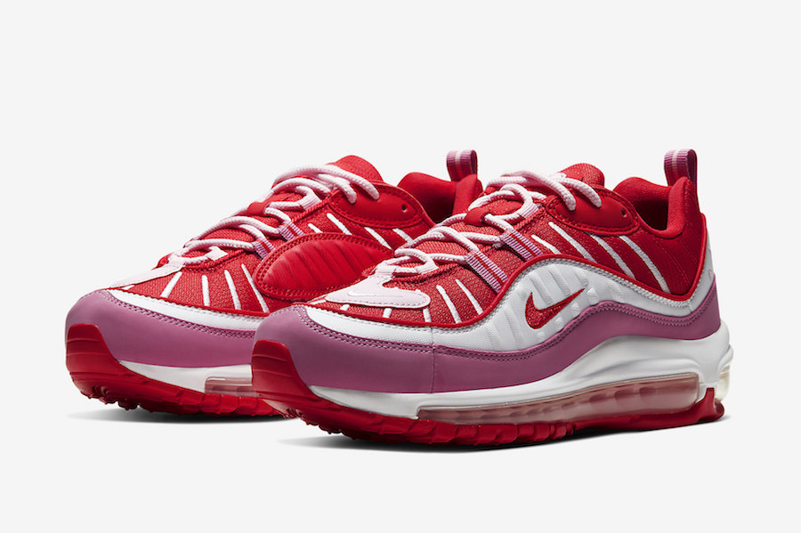 red and pink nike air max