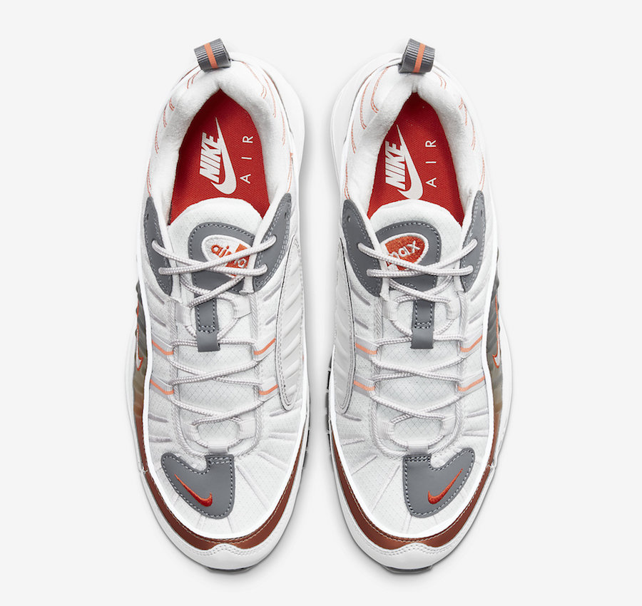 Nike Air Max 98 White Grey Orange CD0132-002 Release Date Info