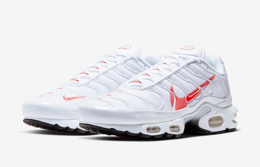 Nike Air Max Plus Releasing with Double Crimson Swooshes