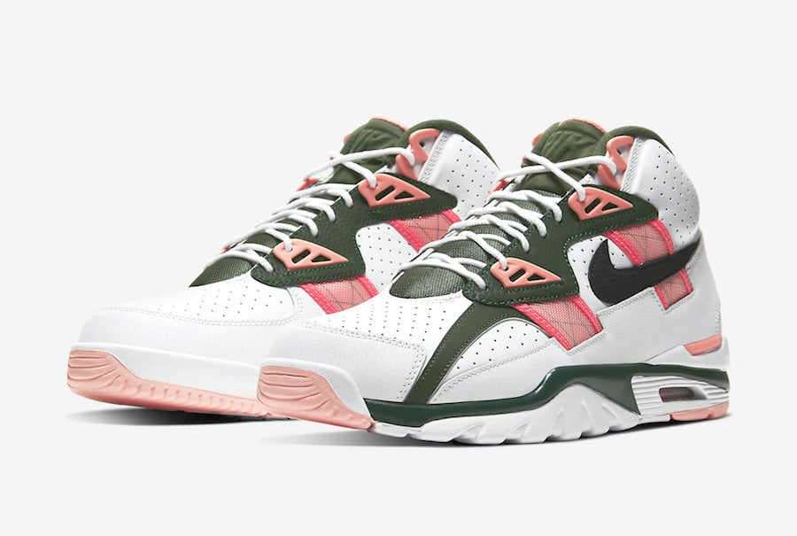 Nike Air Trainer SC High in Pink and Green
