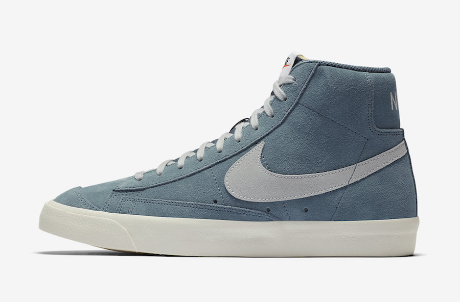 Nike Blazer Mid 77 Suede Thunderstorm CI1172-400 Release Date Info