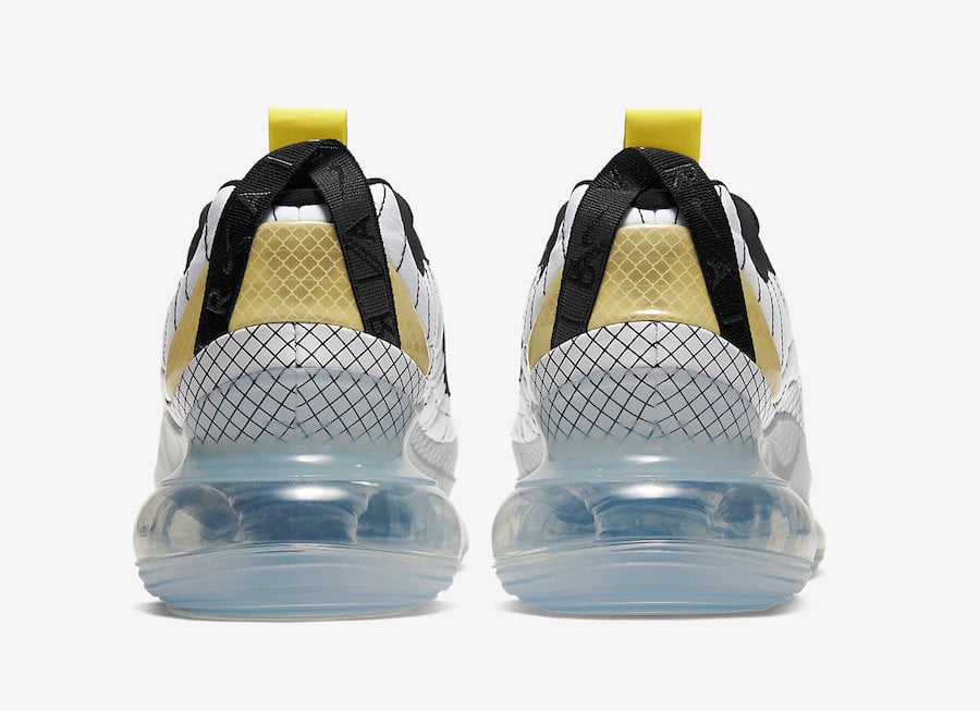 Nike MX 720-818 White Black Yellow CI3871-100 Release Date Info