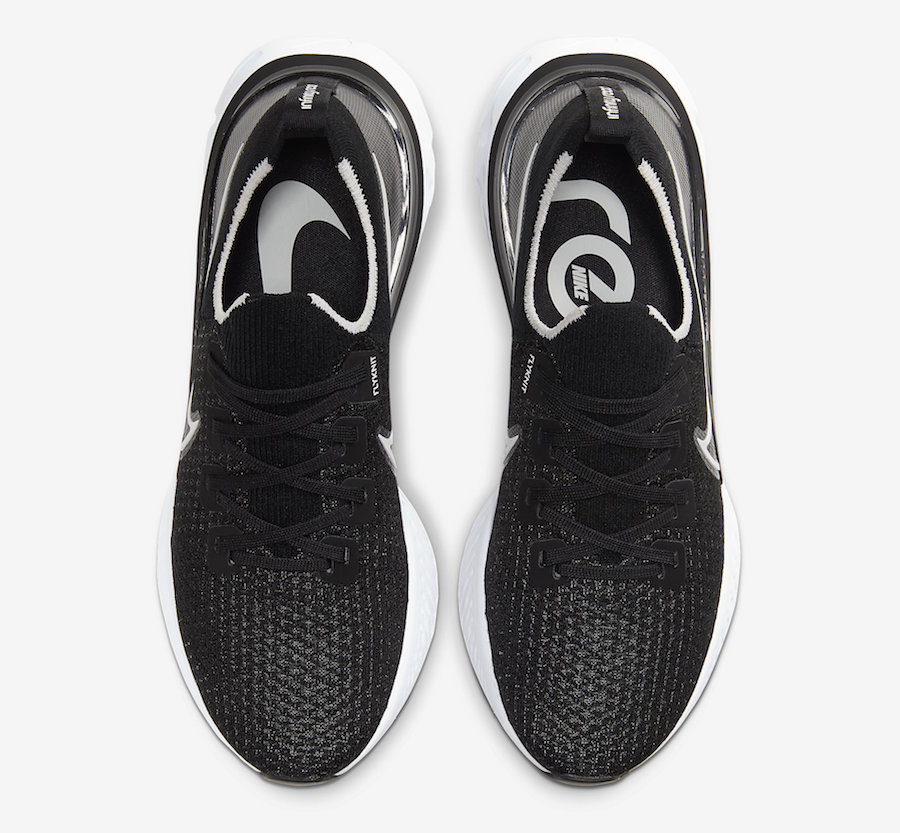 Nike React Infinity Run Black White CD4371-002 Release Date Info