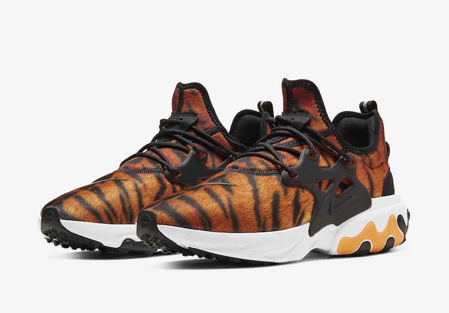 The Nike React Presto Releasing with Tiger Print