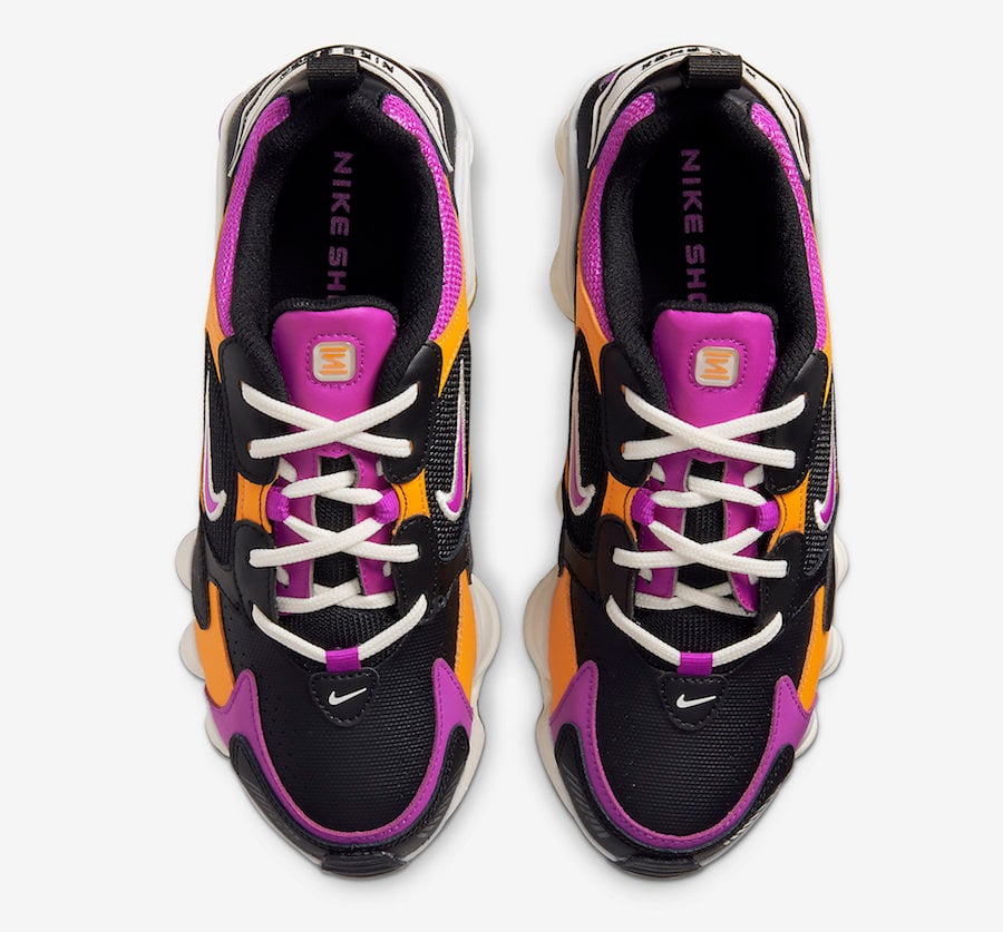 Nike Shox Nova Black Pink Orange AT8046-002 Release Date Info