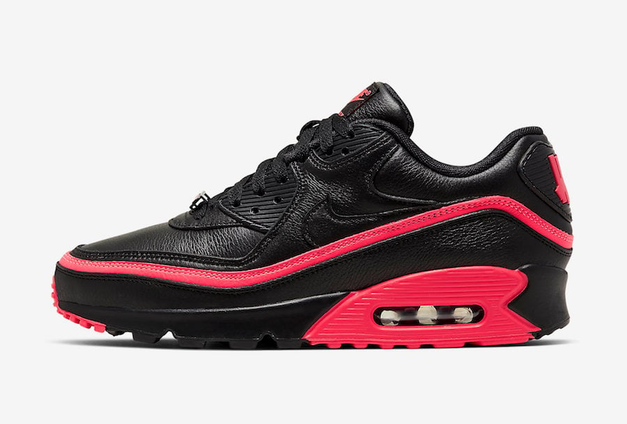 Undefeated Nike Air Max 90 Black Solar Red CJ7197-003 Release Date