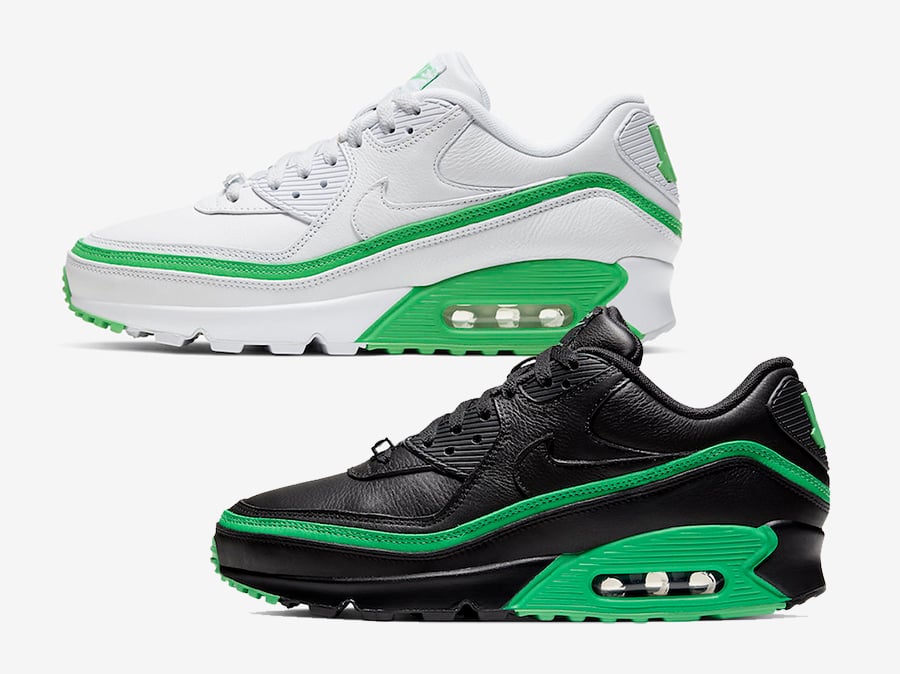 Undefeated x Nike Air Max 90 ‘Green Spark’ Official Images