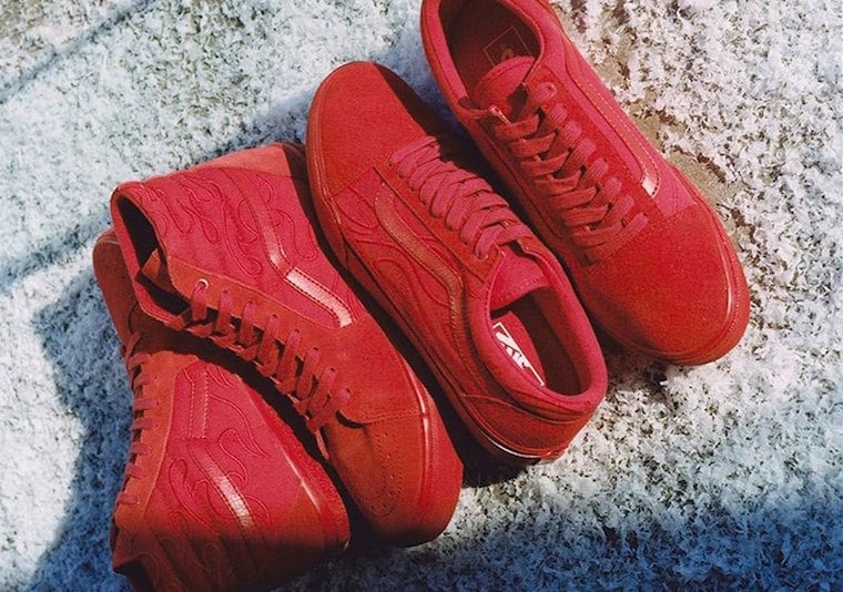 Vans ‘Volcano Pack’ Releasing with Red Flames