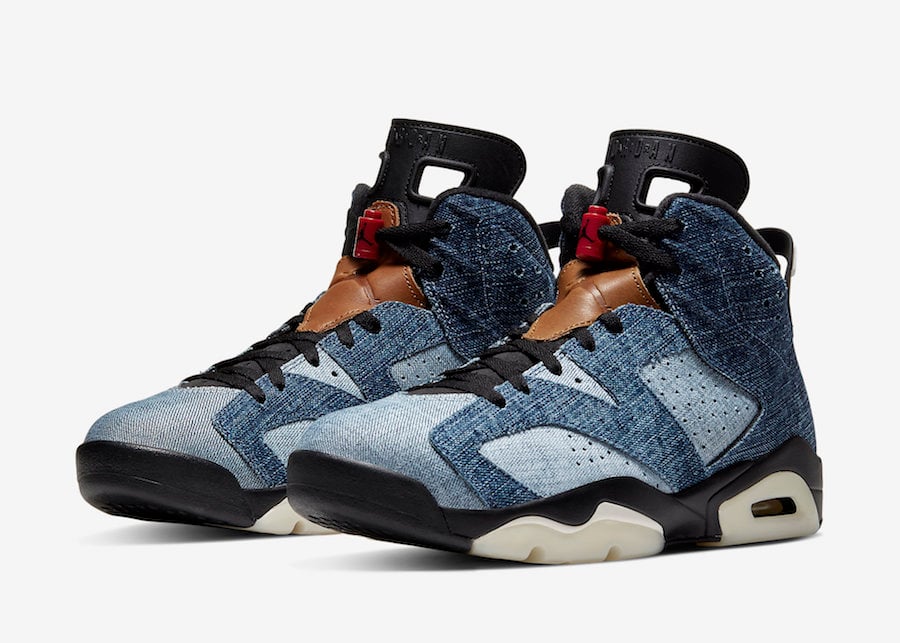 Air Jordan 6 ‘Washed Denim’ Official Images