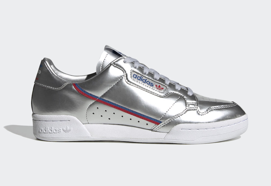 This adidas Continental 80 Comes Dressed in Metallic Silver
