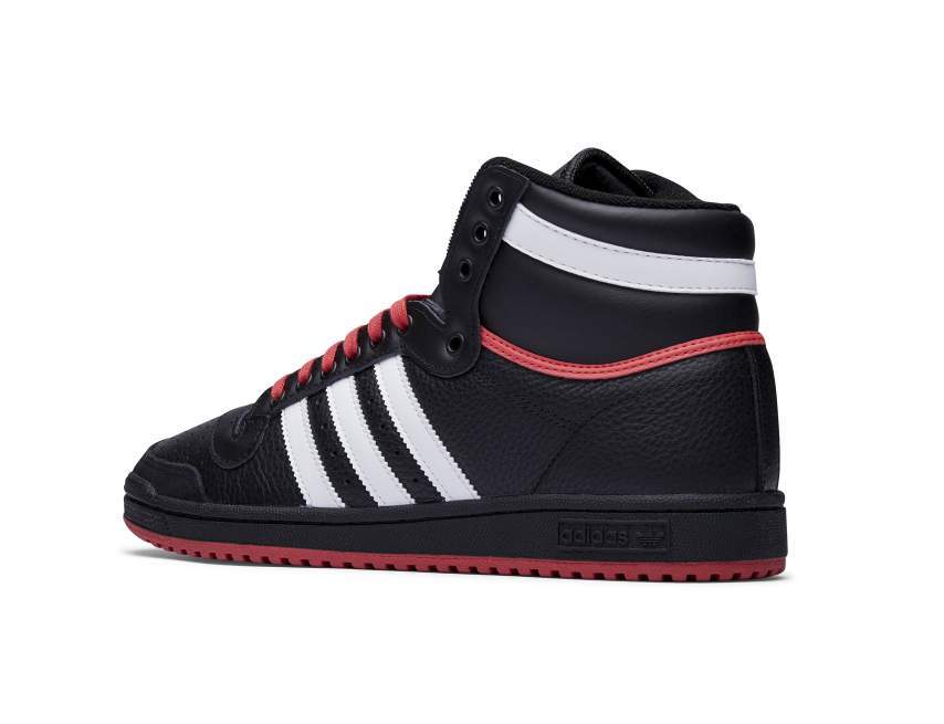 adidas Top Ten Hi Black White Red EF6365 Release Date Info