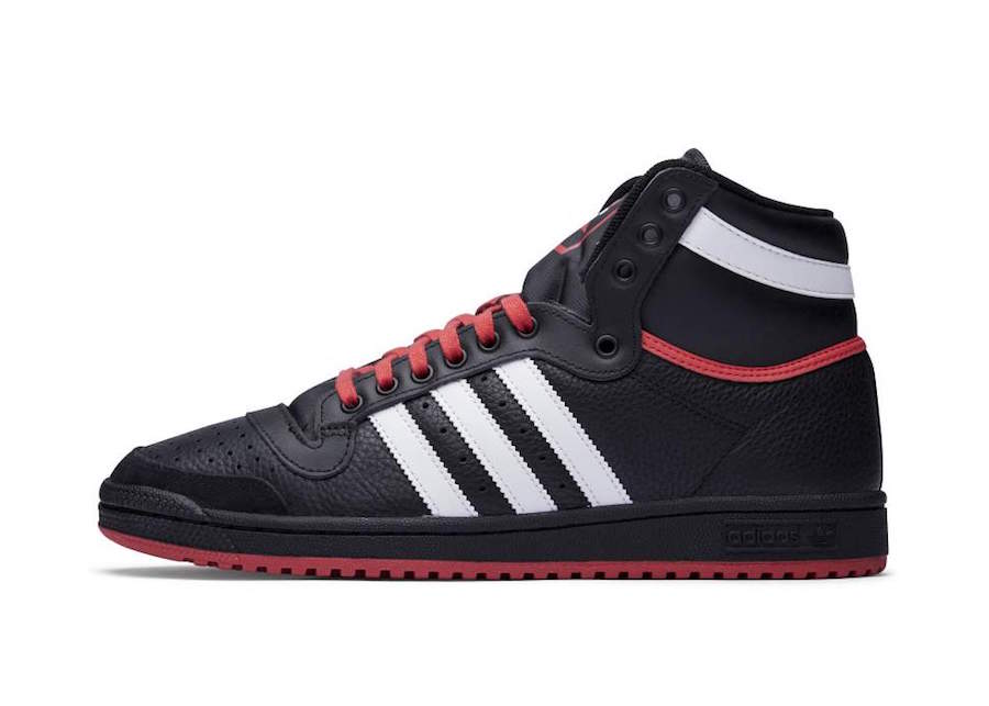 adidas Top Ten Hi Black White Red EF6365 Release Date Info