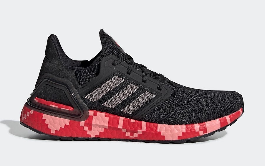 adidas Ultra Boost 2020 ‘Valentine’s Day’ Features 8-Bit Hearts