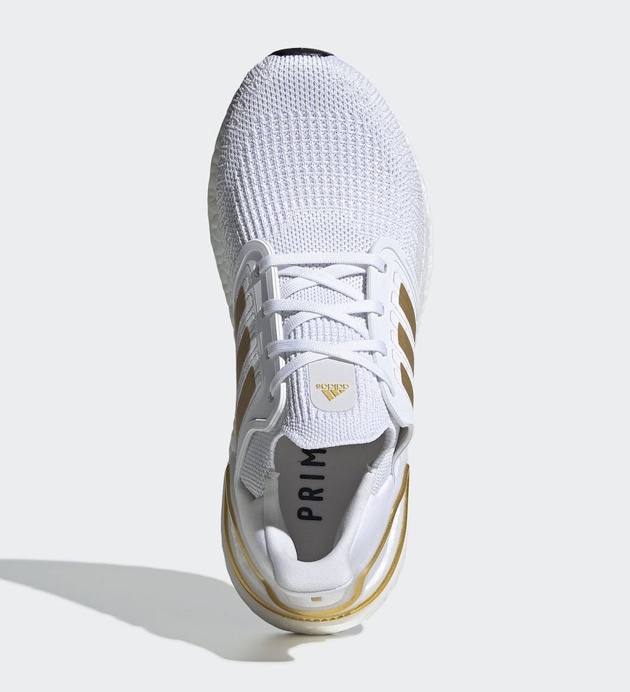 adidas Ultra Boost 2020 White Gold EG0727 Release Date Info