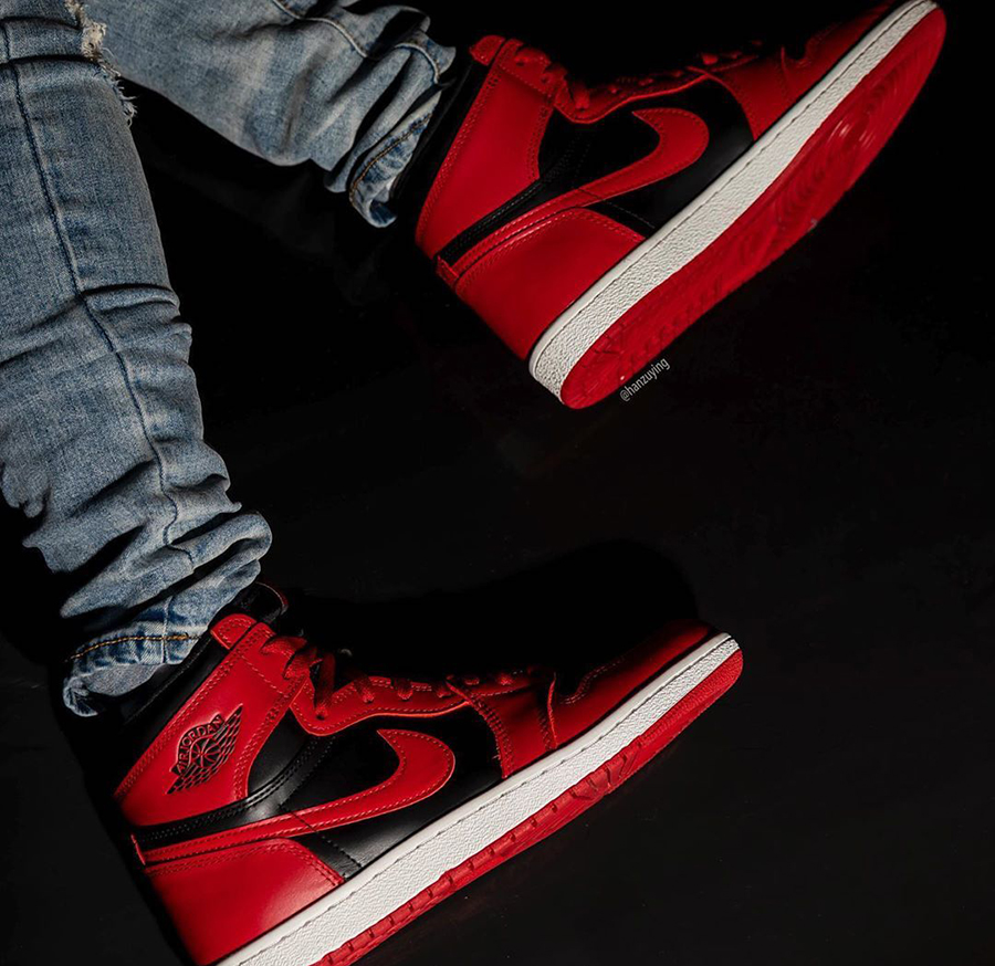 jordan 1 bred low on feet