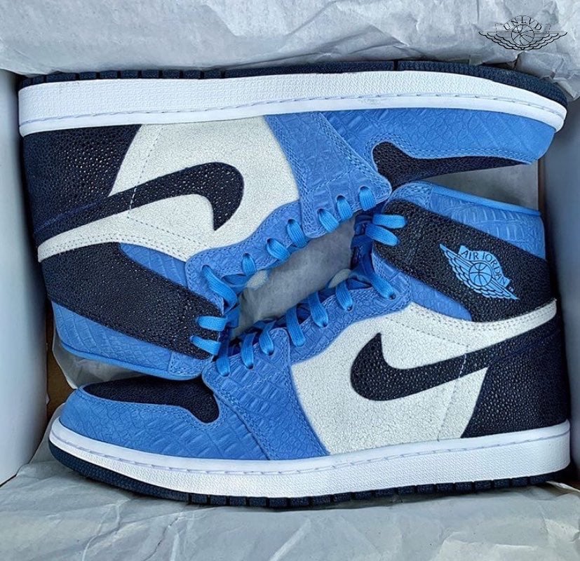 Air Jordan 1 High UNC Exotic PE 2020