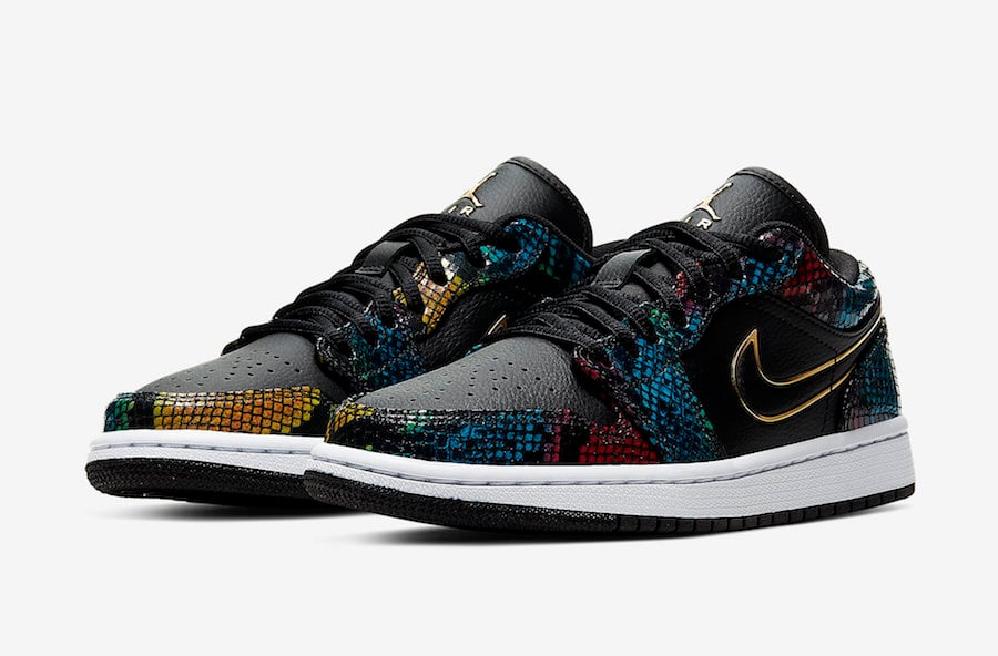 Air Jordan 1 Low Multicolor Snakeskin CW5580-001 Release Date Air Jordan 1 Low Multicolor Snakeskin CW5580-001 Release Date