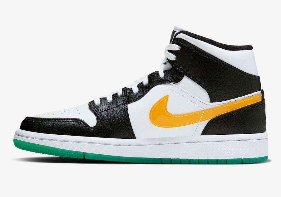 green yellow and black jordan 1